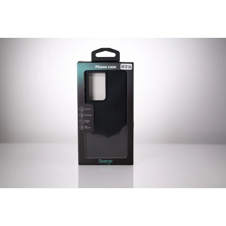 HUSA SMARTPHONE Spacer pentru Samsung Galaxy S21 Ultra, grosime 1.5mm, material flexibil TPU, negru &quot;SPPC-SM-GX-S21U-TPU&quot;
