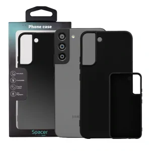 HUSA SMARTPHONE Spacer pentru Samsung Galaxy S22 Plus, grosime 2mm, material flexibil silicon + interior cu microfibra, negru &quot;SPPC-SM-GX-S22P-SLK&quot;
