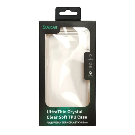 HUSA SMARTPHONE Spacer pentru Samsung S8, grosime 0.6 mm, material flexibil TPU, ultra subtire, transparenta &quot;SPT-UT-SA.S8&quot;