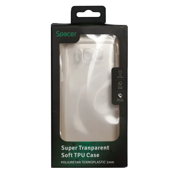 HUSA SMARTPHONE Spacer pentru Samsung S8, grosime 1 mm, material flexibil TPU, transparenta &quot;SPT-STS-SA.S8&quot;
