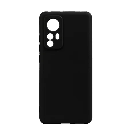 HUSA SMARTPHONE Spacer pentru Xiaomi 12, grosime 2mm, material flexibil silicon + interior cu microfibra, negru "SPPC-XI-12-SLK"