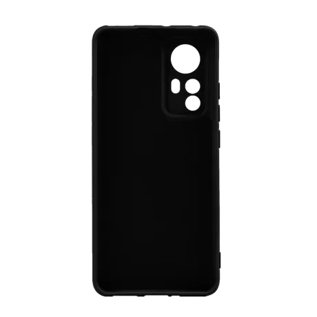 HUSA SMARTPHONE Spacer pentru Xiaomi 12, grosime 2mm, material flexibil silicon + interior cu microfibra, negru "SPPC-XI-12-SLK"