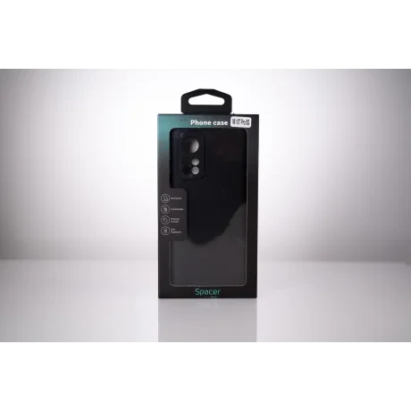 HUSA SMARTPHONE Spacer pentru Xiaomi Mi 10T Pro 5G, grosime 2mm, material flexibil silicon + interior cu microfibra, negru "SPPC-XI-MI-10TP5G-SLK"