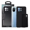 HUSA SMARTPHONE Spacer pentru Xiaomi Mi 11 5G, grosime 2mm, material flexibil silicon + interior cu microfibra, negru "SPPC-XI-MI-115G-SLK"