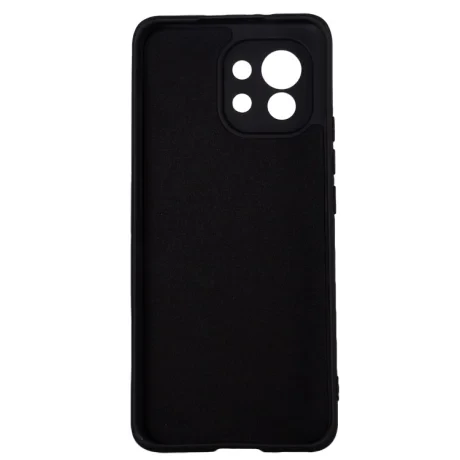 HUSA SMARTPHONE Spacer pentru Xiaomi Mi 11 5G, grosime 2mm, material flexibil silicon + interior cu microfibra, negru "SPPC-XI-MI-115G-SLK"