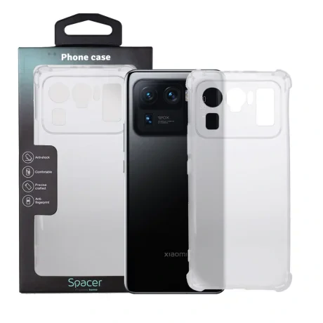 HUSA SMARTPHONE Spacer pentru Xiaomi Mi 11 Ultra 5G, grosime 1.5mm, protectie suplimentara antisoc la colturi, material flexibil TPU, transparenta &quot;SPPC-XI-MI-11U5G-CLR&quot;