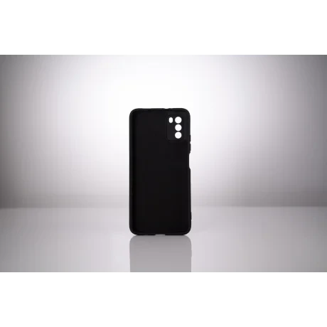 HUSA SMARTPHONE Spacer pentru Xiaomi Pocophone M3, grosime 2mm, material flexibil silicon + interior cu microfibra, negru &quot;SSPPC-XI-PC-M3-SLK&quot;