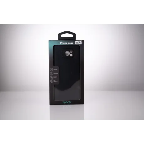 HUSA SMARTPHONE Spacer pentru Xiaomi Pocophone X3 Pro 5G, grosime 2mm, material flexibil silicon + interior cu microfibra, negru &quot;SPPC-XI-PC-X3P5G-SLK&quot;