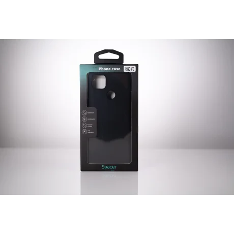 HUSA SMARTPHONE Spacer pentru Xiaomi Redmi 9C, grosime 1.5mm, material flexibil TPU, negru &quot;SPPC-XI-RM-9C-TPU&quot;