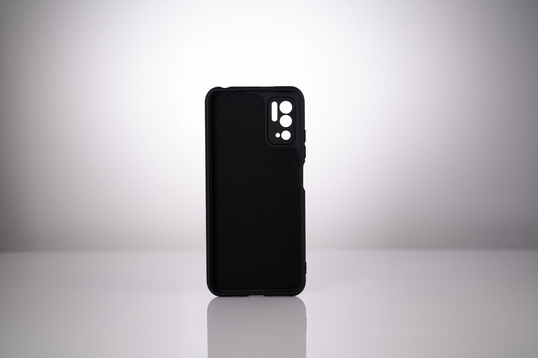 HUSA SMARTPHONE Spacer pentru Xiaomi Redmi Note 10 5G, grosime 2mm, material flexibil silicon + interior cu microfibra, negru "SPPC-XI-RM-N105G-SLK" thumb