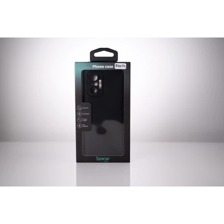 HUSA SMARTPHONE Spacer pentru Xiaomi Redmi Note 10 Pro, grosime 2mm, material flexibil silicon + interior cu microfibra, negru &quot;SPPC-XI-RM-N10P-SLK&quot;