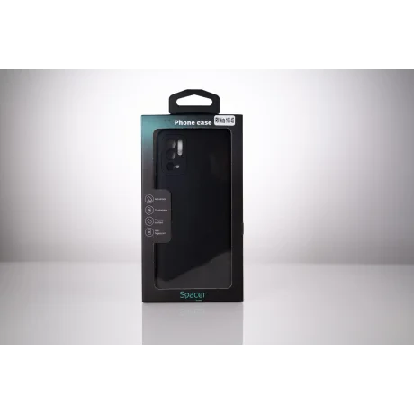 HUSA SMARTPHONE Spacer pentru Xiaomi Redmi Note 10 S, grosime 2mm, material flexibil silicon + interior cu microfibra, negru &quot;SPPC-XI-RM-N10S-SLK&quot;