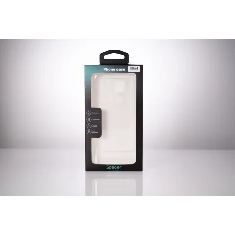 HUSA SMARTPHONE Spacer pentru Xiaomi Redmi Note 9, grosime 1.5mm, protectie suplimentara antisoc la colturi, material flexibil TPU, transparenta &quot;SPPC-XI-RM-N9-CLR&quot;