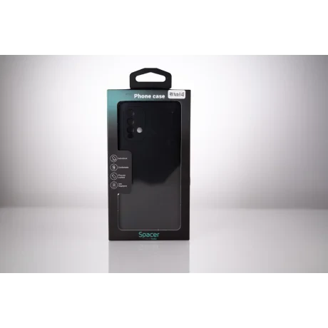 HUSA SMARTPHONE Spacer pentru Xiaomi Redmi Note 9, grosime 2mm, material flexibil silicon + interior cu microfibra, negru &quot;SPPC-XI-RM-N9-SLK&quot;