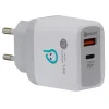 INCARCATOR retea SPACER Quick Charge 18W, USB Type-C PD+ USB Quick Charge, "SPAR-DUOQ-01"