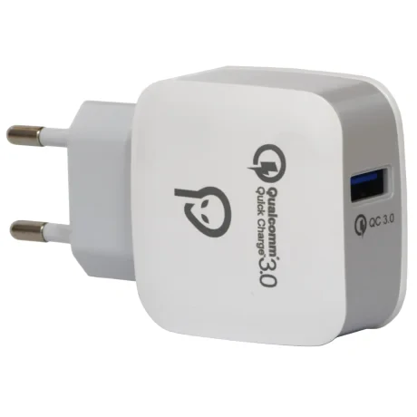 INCARCATOR retea SPACER Quick Charge 3.0 18W, 1 x USB &quot;SPAR-USBQ-01&quot;