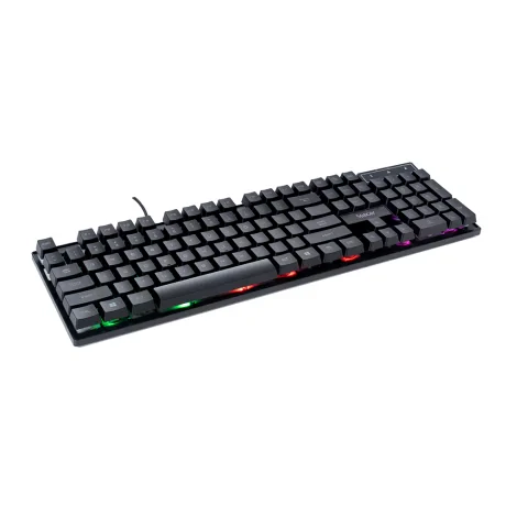 KIT gaming SPACER USB, tastatura RGB rainbow + mouse optic 7 culori, black, &quot;SP-GK-01&quot;