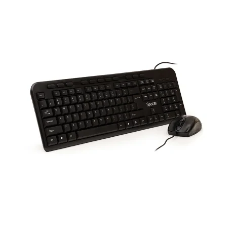 KIT wired SPACER USB, tastatura multimedia "SPKB-169" + mouse optic "SPMO-M11", black, "SPDS-1691"  /45505412