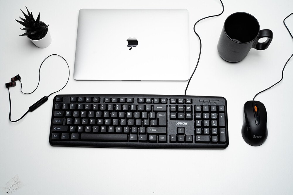 KIT wired SPACER USB, tastatura "SPKB-S62" + mouse optic "SPMO-F01", black, "SPDS-S6201" 45505412 thumb