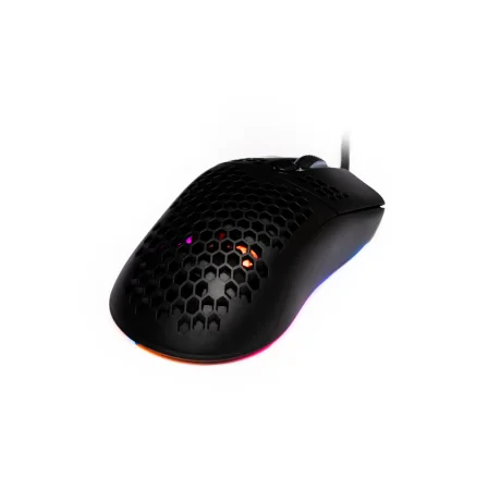 MOUSE Spacer - gaming, gaming, cu fir, USB, optic, 6.400 dpi, butoane/scroll 6/1, iluminare RGB, negru, &quot;SPGM-ALIEN-LIGHT&quot;