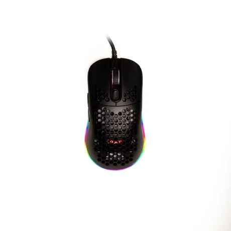 MOUSE Spacer - gaming, gaming, cu fir, USB, optic, 6.400 dpi, butoane/scroll 6/1, iluminare RGB, negru, &quot;SPGM-ALIEN-LIGHT&quot;