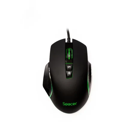 MOUSE Spacer - gaming, gaming, cu fir, USB, optic, 8.000 DPI, butoane/scroll 7/1, iluminare RGB, negru, &quot;SPGM-PULSAR-SPEED&quot;
