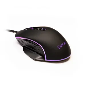 MOUSE Spacer - gaming, gaming, cu fir, USB, optic, 8.000 DPI, butoane/scroll 7/1, iluminare RGB, negru, &quot;SPGM-PULSAR-SPEED&quot;