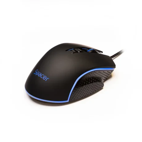 MOUSE Spacer - gaming, gaming, cu fir, USB, optic, 8.000 DPI, butoane/scroll 7/1, iluminare RGB, negru, &quot;SPGM-PULSAR-SPEED&quot;