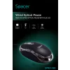 MOUSE  Spacer, PC sau NB, cu fir, USB, optic,  800 dpi, butoane/scroll 3/1, , negru, &quot;SPMO-080&quot; 45503289