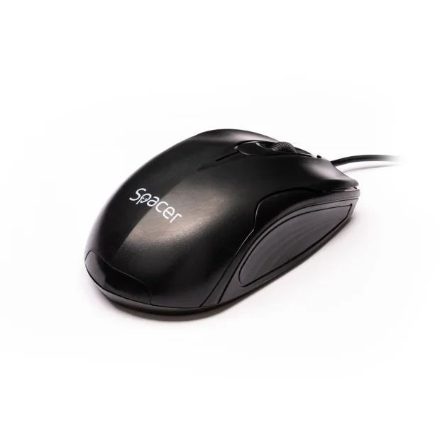 MOUSE  Spacer, PC sau NB, cu fir, USB, optic,  800 dpi, butoane/scroll 3/1, , negru, &quot;SPMO-M11&quot;
