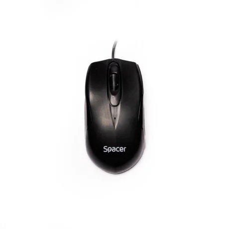 MOUSE  Spacer, PC sau NB, cu fir, USB, optic,  800 dpi, butoane/scroll 3/1, , negru, &quot;SPMO-M11&quot;
