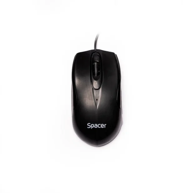 MOUSE  Spacer, PC sau NB, cu fir, USB, optic,  800 dpi, butoane/scroll 3/1, , negru, &quot;SPMO-M11&quot;