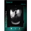 MOUSE  Spacer, PC sau NB, cu fir, USB, optic,  800 dpi, butoane/scroll 3/1, , negru, &quot;SPMO-M11&quot;