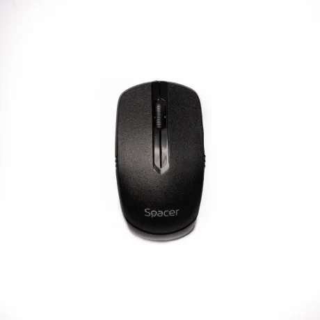 MOUSE  Spacer, PC sau NB, wireless, 2.4GHz, optic, 1000 dpi, butoane/scroll 3/1, , negru, &quot;SPMO-161&quot; (include TV 0.18lei)