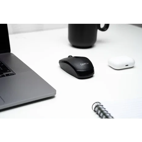MOUSE  Spacer, PC sau NB, wireless, 2.4GHz, optic, 1000 dpi, butoane/scroll 3/1, , negru, &quot;SPMO-161&quot; (include TV 0.18lei)