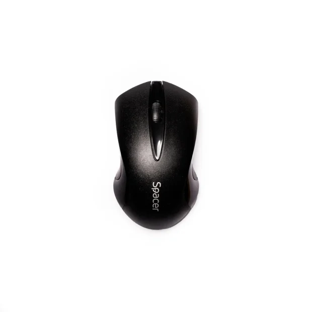 MOUSE  Spacer, PC sau NB, wireless, 2.4GHz, optic, 1000 dpi, butoane/scroll 3/1, , negru, &quot;SPMO-W12&quot; (include TV 0.18lei)