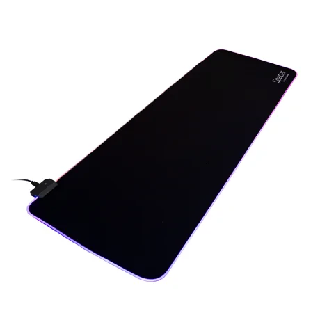 MousePAD RGB SPACER gaming, cauciuc si material textil, 900 x 300 x 3 mm, 1.8 m lungime cablu, negru &quot;SP-PAD-GAME-RGB-B&quot;