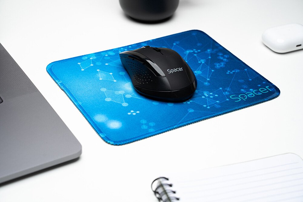 MousePAD SPACER, cauciuc si material textil, cusut pe margine, 220 x 180 x 2 mm, imagine  "SP-PAD-S-PICT" thumb