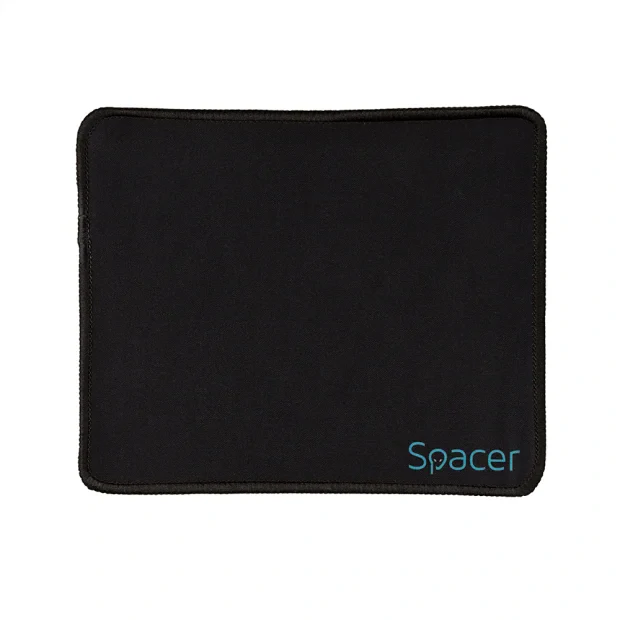 MousePAD SPACER, cauciuc si material textil, cusut pe margine, 220 x 180 x 2 mm, negru &quot;SP-PAD-S&quot; 45506698