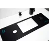 MousePAD SPACER gaming, cauciuc si material textil, 900 x 300 x 3 mm, negru &quot;SP-PAD-GAME-B-BK&quot;