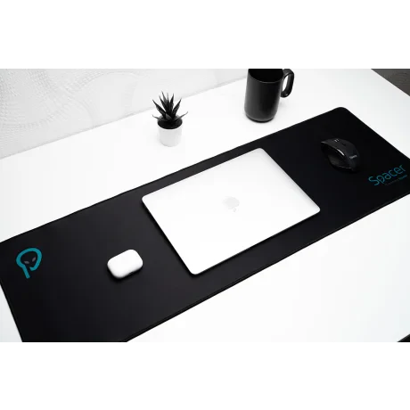 MousePAD SPACER gaming, cauciuc si material textil, 900 x 300 x 3 mm, negru &quot;SP-PAD-GAME-B-BK&quot;