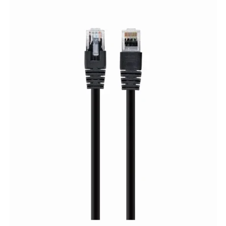 PATCH CORD UTP SPACER Cat5e, cupru-aluminiu, 0.25 m, negru, AWG26, &quot;SP-PT-CAT5-0.25M-BK&quot;