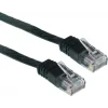 PATCH CORD UTP SPACER Cat5e, cupru-aluminiu, 0.5 m, negru, AWG26, &quot;SP-PT-CAT5-0.5M-BK&quot;