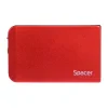 RACK extern SPACER, pt HDD/SSD, 2.5 inch, S-ATA, interfata PC USB 3.0, aluminiu, rosu, &quot;SPR-25611R&quot; (include TV 0.8lei)