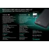 RACK extern SPACER, pt HDD/SSD, 2.5 inch, S-ATA, interfata PC USB 3.0, plastic, negru, &quot;SPR-25612&quot; 45506249