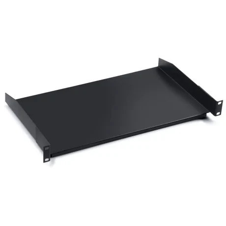 RAFT FIX SPACER 1U pentru rack 19&quot;, adancime 320mm, sarcina maxima 20Kg, vopsea antistatic, otel 1mm, black, &quot;SPSF-1U320-BK&quot;