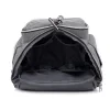 RUCSAC SPACER, 1 compartiment, buzunar frontal x 2, buzunar lateral x 2, buzunar dorsal cu fermoar, buzunar termoizolant detasabil, USB 2.0 (M)(pt. acces la Power Bank), fanta acces casti,  nylon, gri, &quot;Lady Bag&quot;,  &quot;SPB-Pumpkin&quot;