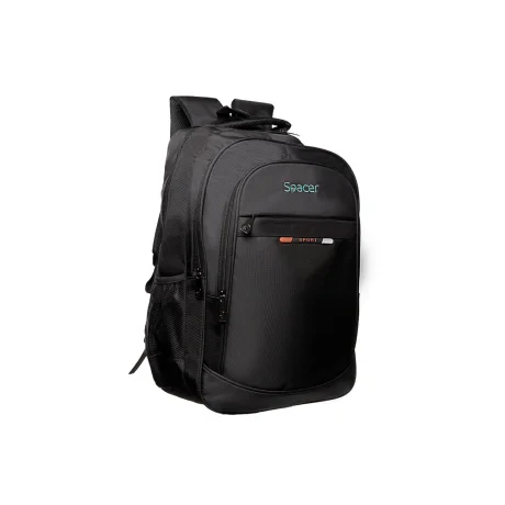 RUCSAC SPACER CHICAGO BLACK ,pt. notebook de max. 17&quot;, 3 compartimente, buzunar frontal, buzunar lateral x 2,2 manere, waterproof,  poliester, negru, &quot;Chicago&quot;,  &quot;SPBP-CHICAGO-BK&quot;