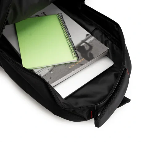 RUCSAC SPACER CHICAGO BLACK ,pt. notebook de max. 17&quot;, 3 compartimente, buzunar frontal, buzunar lateral x 2,2 manere, waterproof,  poliester, negru, &quot;Chicago&quot;,  &quot;SPBP-CHICAGO-BK&quot;