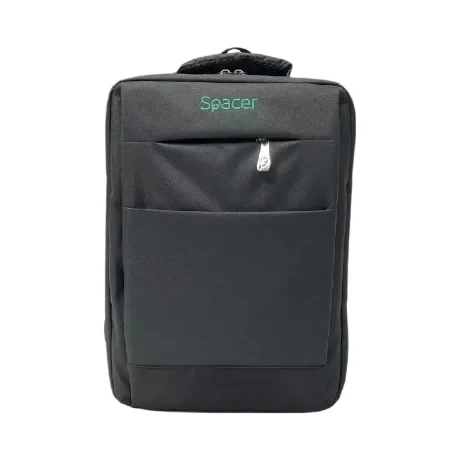 RUCSAC SPACER NEW YORK BLACK, pt. notebook de max. 17&quot;,Compartiment Laptop, Compartiment Calatorie, buzunar frontal, compartiment travel, troler strap,,  waterproof,  poliester, negru, &quot; NEW-YORK-BK&quot;,  &quot;SPBP-NEW-YORK-BK&quot;
